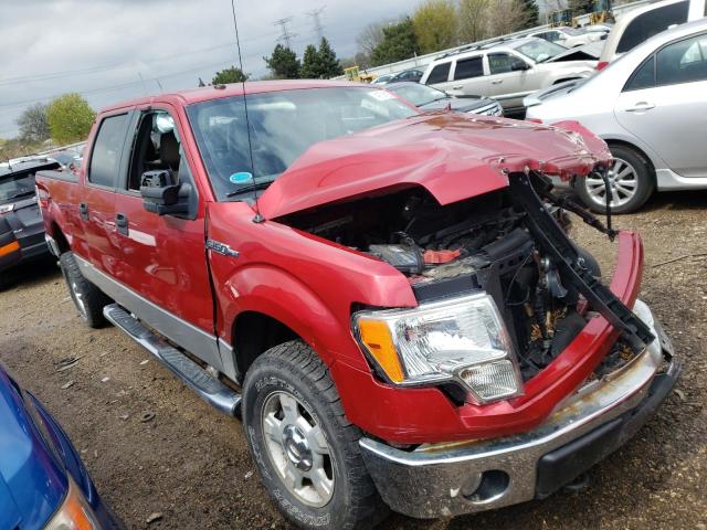 1FTFW1EV6AFA85136 - 2010 FORD F150 SUPERCREW RED photo 4