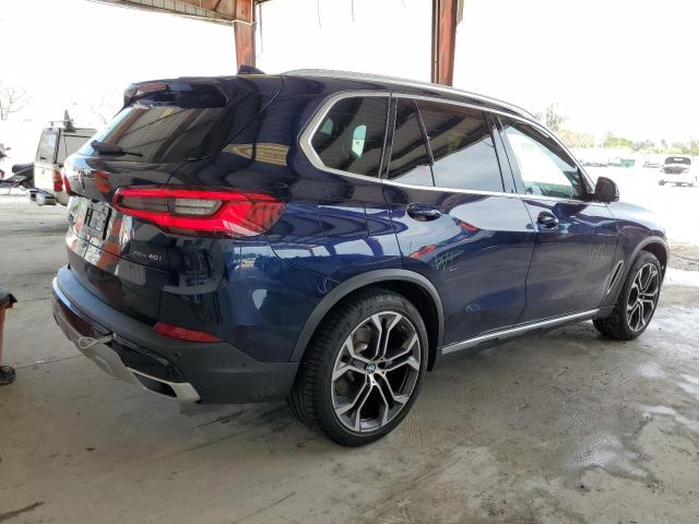 5UXCR6C57KLL63490 - 2019 BMW X5 XDRIVE40I BLUE photo 3