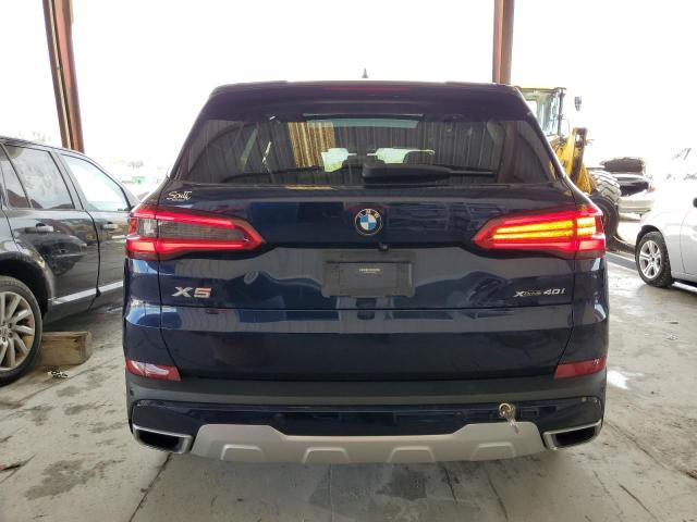 5UXCR6C57KLL63490 - 2019 BMW X5 XDRIVE40I BLUE photo 6