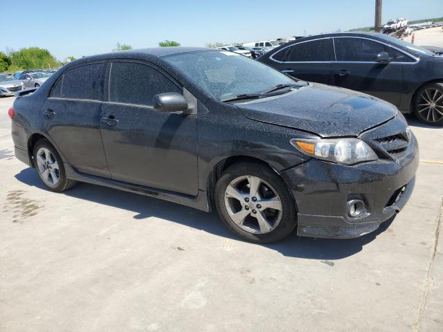 2T1BU4EE6CC907676 - 2012 TOYOTA COROLLA BASE BLACK photo 4