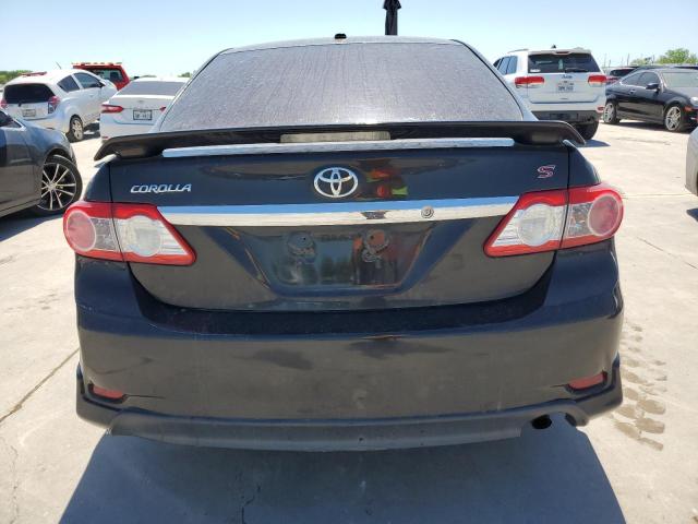 2T1BU4EE6CC907676 - 2012 TOYOTA COROLLA BASE BLACK photo 6