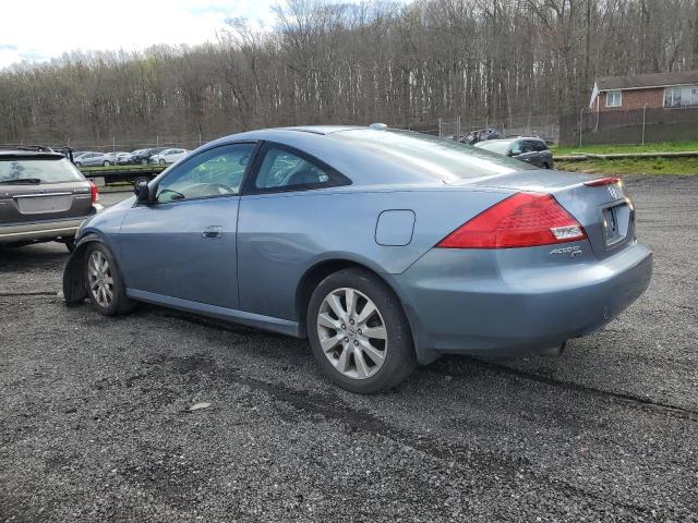 1HGCM82687A000447 - 2007 HONDA ACCORD EX BLUE photo 2