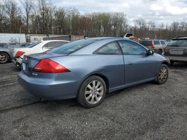 1HGCM82687A000447 - 2007 HONDA ACCORD EX BLUE photo 3