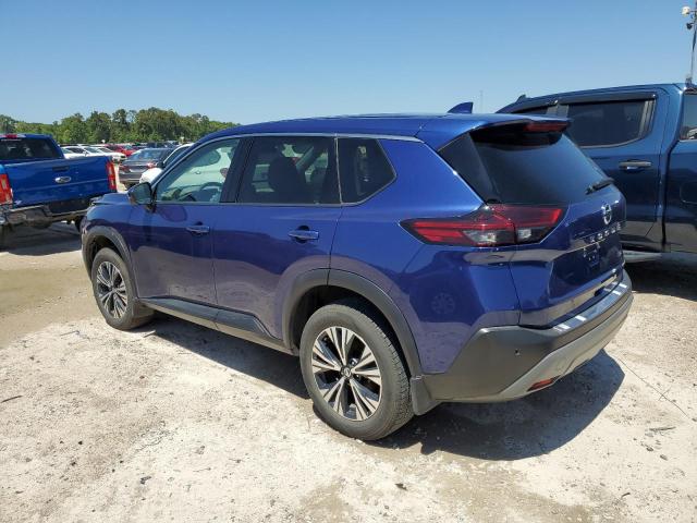 5N1AT3BA6MC735844 - 2021 NISSAN ROGUE SV BLUE photo 2