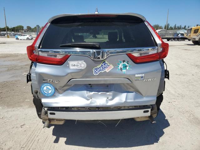 2HKRW2H85HH625066 - 2017 HONDA CR-V EXL SILVER photo 6