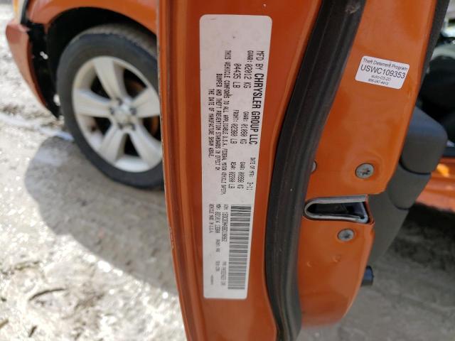 1B3CB3HA3BD190962 - 2011 DODGE CALIBER MAINSTREET ORANGE photo 13