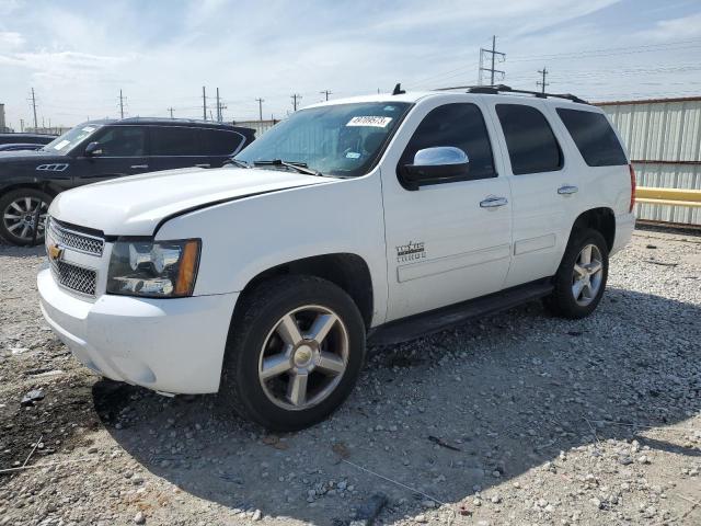 1GNSCAE06ER249489 - 2014 CHEVROLET TAHOE C1500  LS WHITE photo 1