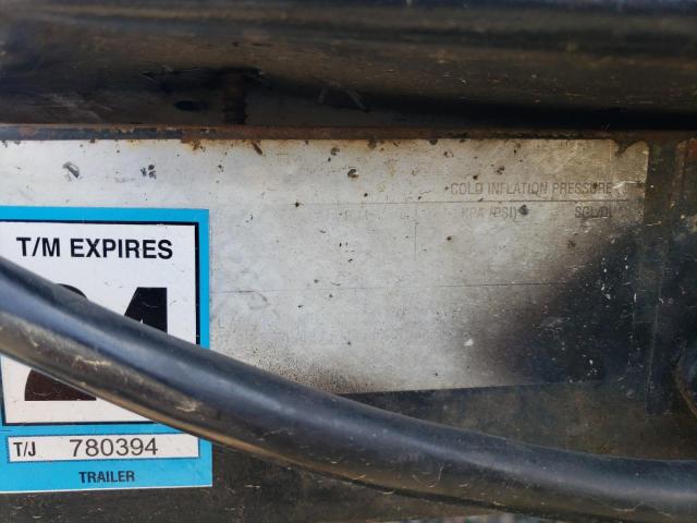 5HLUT162X5F054493 - 2005 UTILITY TRAILER Schwarz Foto 10