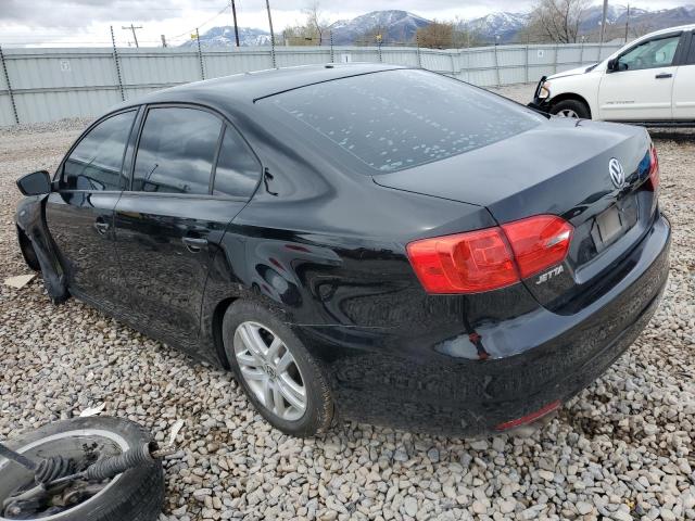 3VW2K7AJ1EM394659 - 2014 VOLKSWAGEN JETTA BASE Schwarz Foto 2