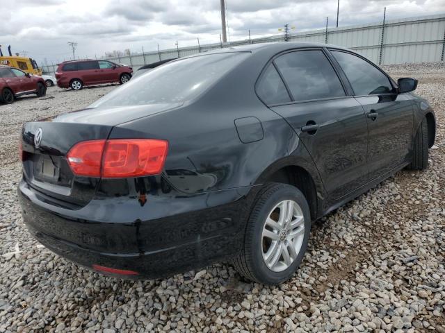 3VW2K7AJ1EM394659 - 2014 VOLKSWAGEN JETTA BASE Schwarz Foto 3