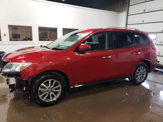 5N1AR2MM2DC654999 - 2013 NISSAN PATHFINDER S MAROON photo 1