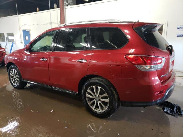 5N1AR2MM2DC654999 - 2013 NISSAN PATHFINDER S MAROON photo 2