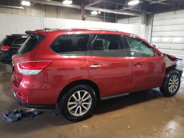 5N1AR2MM2DC654999 - 2013 NISSAN PATHFINDER S MAROON photo 3