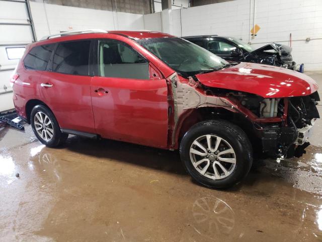 5N1AR2MM2DC654999 - 2013 NISSAN PATHFINDER S MAROON photo 4