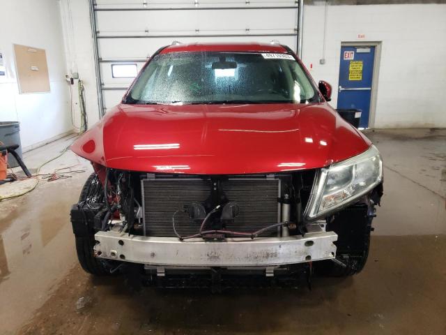 5N1AR2MM2DC654999 - 2013 NISSAN PATHFINDER S MAROON photo 5