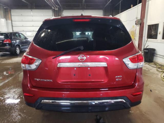 5N1AR2MM2DC654999 - 2013 NISSAN PATHFINDER S MAROON photo 6