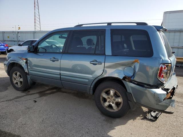 2HKYF18556H528233 - 2006 HONDA PILOT EX BLUE photo 2