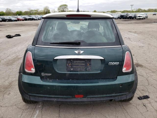 WMWRC33576TK67485 - 2006 MINI COOPER GREEN photo 6