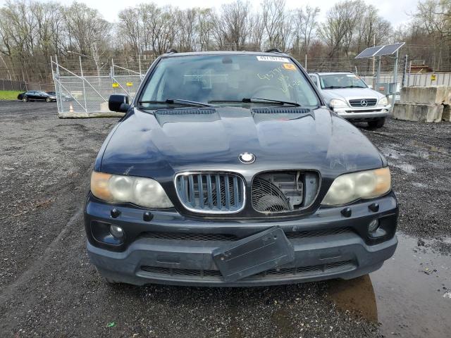 5UXFA13555LY16291 - 2005 BMW X5 3.0I BLACK photo 5