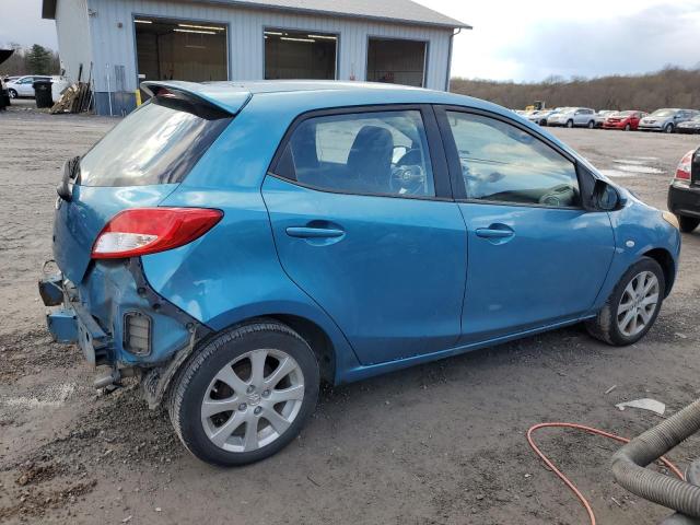 JM1DE1HZ4B0114159 - 2011 MAZDA MAZDA2 BLUE photo 3