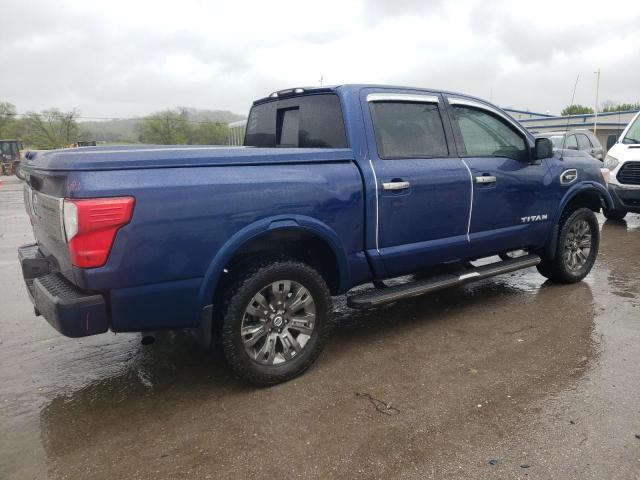 1N6AA1E65HN502924 - 2017 NISSAN TITAN SV BLUE photo 3