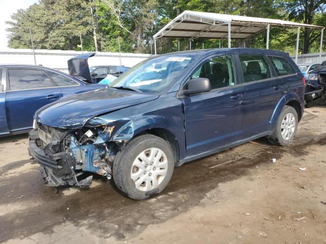 3C4PDCABXET203525 - 2014 DODGE JOURNEY SE BLUE photo 1