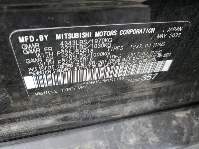 JA4ARUAU8PU011683 - 2023 MITSUBISHI OUTLANDER S/SE BLACK photo 13