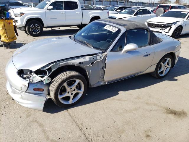 JM1NB353630302840 - 2003 MAZDA MX-5 MIATA BASE SILVER photo 1