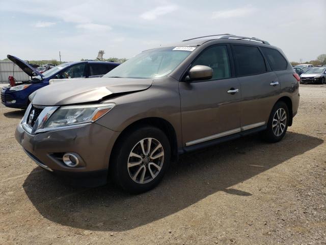5N1AR2MM1DC670367 - 2013 NISSAN PATHFINDER S BROWN photo 1