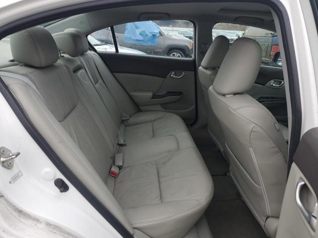 19XFB2F90CE337818 - 2012 HONDA CIVIC EXL WHITE photo 10