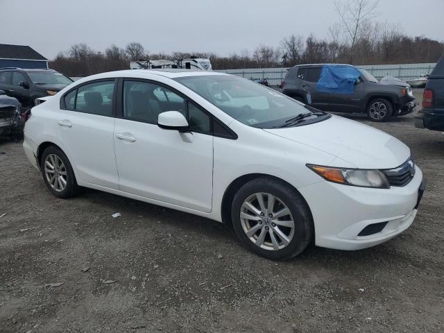 19XFB2F90CE337818 - 2012 HONDA CIVIC EXL WHITE photo 4