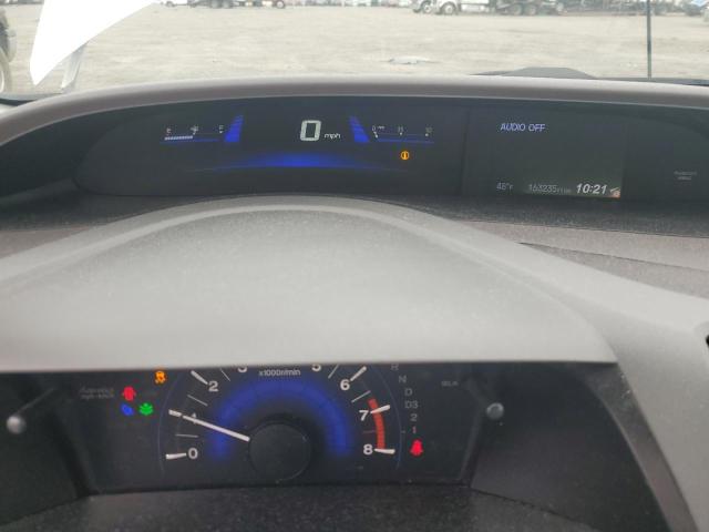 19XFB2F90CE337818 - 2012 HONDA CIVIC EXL WHITE photo 9