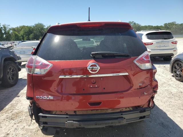 5N1AT2MT7GC870165 - 2016 NISSAN ROGUE S RED photo 6