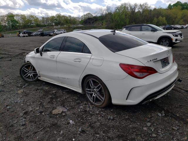 WDDSJ4GB7JN678873 - 2018 MERCEDES-BENZ CLA 250 4MATIC WHITE photo 2