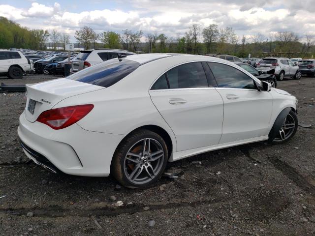 WDDSJ4GB7JN678873 - 2018 MERCEDES-BENZ CLA 250 4MATIC WHITE photo 3