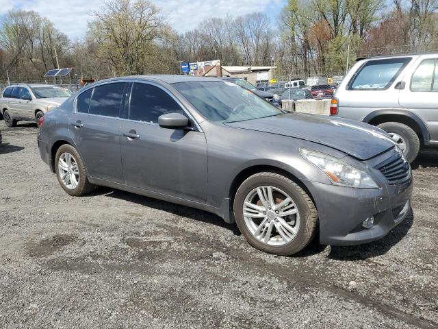 JN1CV6AR2AM456500 - 2010 INFINITI G37 GRAY photo 4