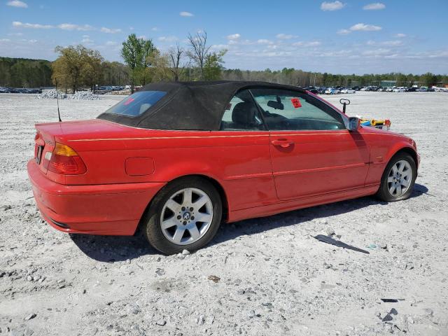 WBABS33481JY50745 - 2001 BMW 325 CI RED photo 3