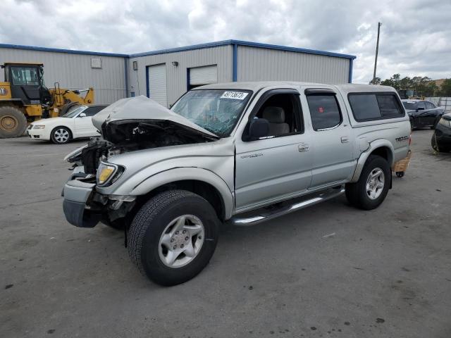 5TEGN92N42Z010675 - 2002 TOYOTA TACOMA DOUBLE CAB PRERUNNER SILVER photo 1