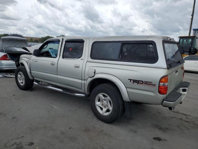 5TEGN92N42Z010675 - 2002 TOYOTA TACOMA DOUBLE CAB PRERUNNER SILVER photo 2