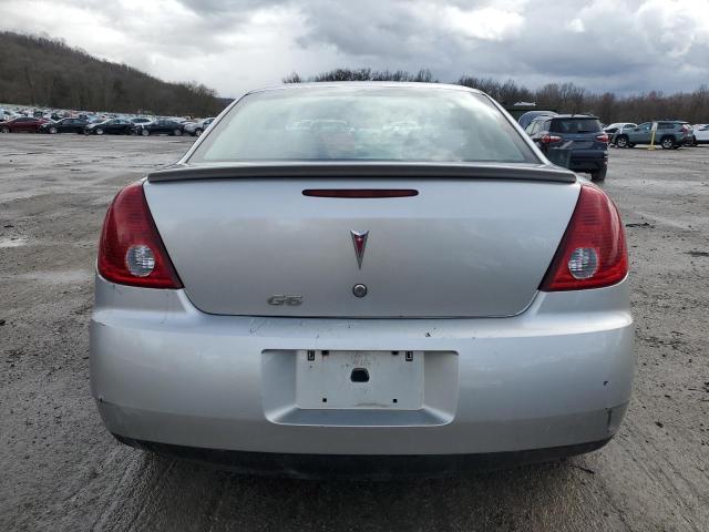 1G2ZG58B974145809 - 2007 PONTIAC G6 BASE SILVER photo 6