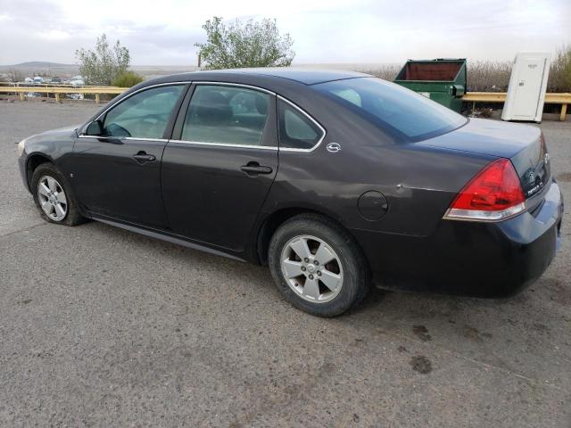 2G1WT57N691164251 - 2009 CHEVROLET IMPALA 1LT BLACK photo 2