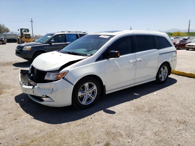 5FNRL5H90CB057903 - 2012 HONDA ODYSSEY TOURING WHITE photo 1