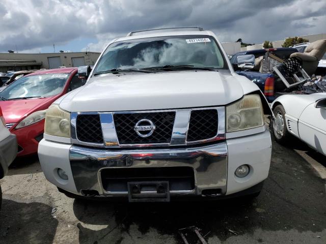 5N1AA08B84N709285 - 2004 NISSAN ARMADA SE WHITE photo 5