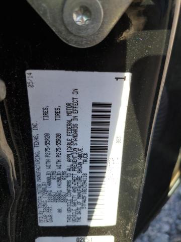 5TFAW5F18EX394118 - 2014 TOYOTA TUNDRA CREWMAX PLATINUM შავი ფოტო 12