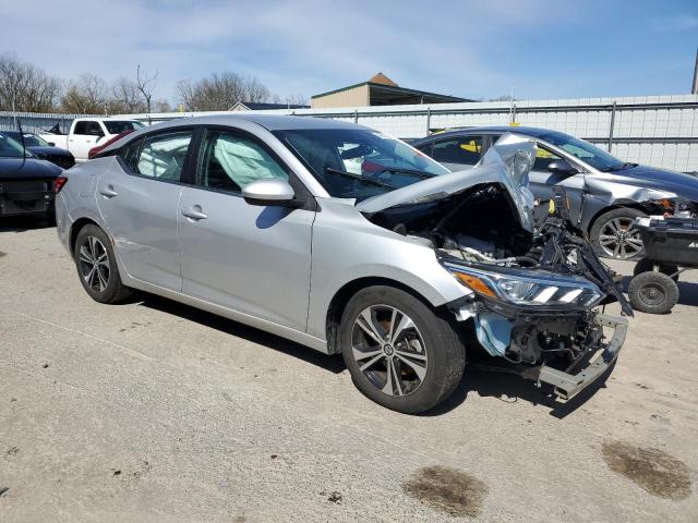 3N1AB8CV6MY236610 - 2021 NISSAN SENTRA SV SILVER photo 4