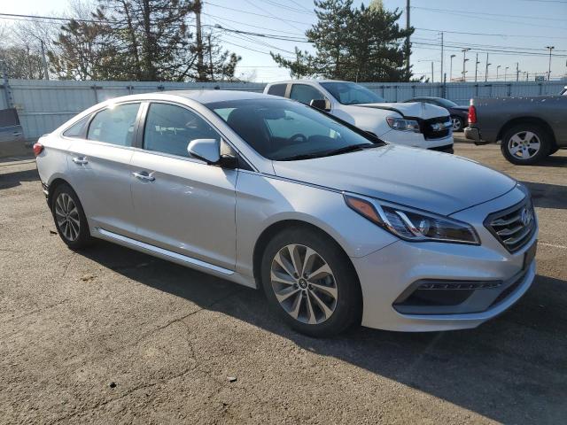 5NPE34AFXGH353818 - 2016 HYUNDAI SONATA SPORT SILVER photo 4