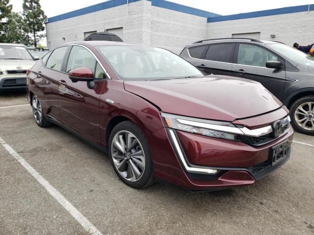 JHMZC5F19JC023948 - 2018 HONDA CLARITY RED photo 4