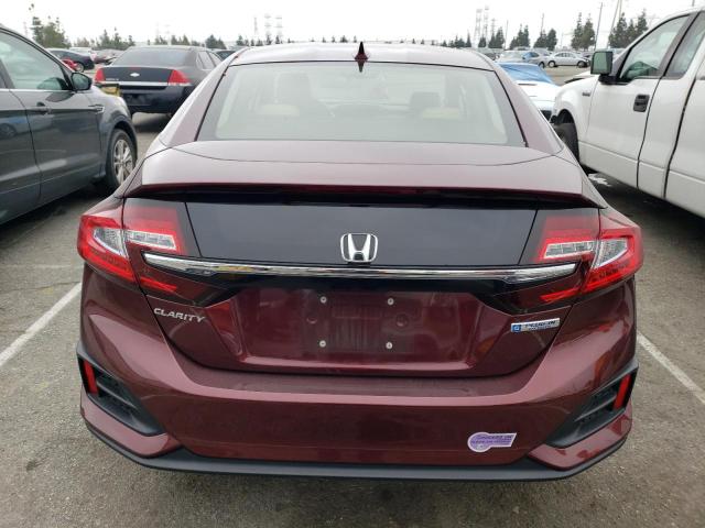 JHMZC5F19JC023948 - 2018 HONDA CLARITY RED photo 6