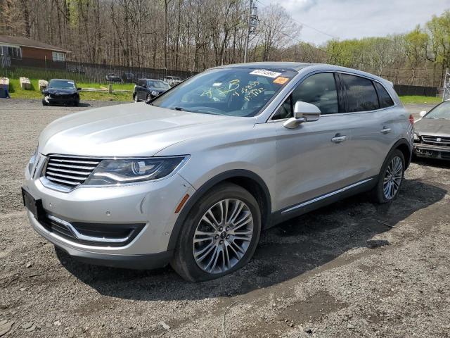 2LMTJ8LRXGBL54524 - 2016 LINCOLN MKX RESERVE SILVER photo 1