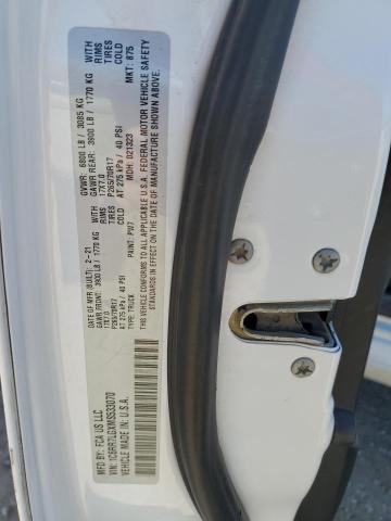 1C6RR7LGXMS533070 - 2021 RAM 1500 CLASS SLT 白色 照片 12